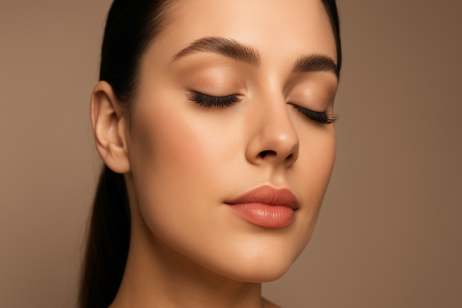 Eyelash lifting in Istanbul at Maral Beauty – natural lifted lashes